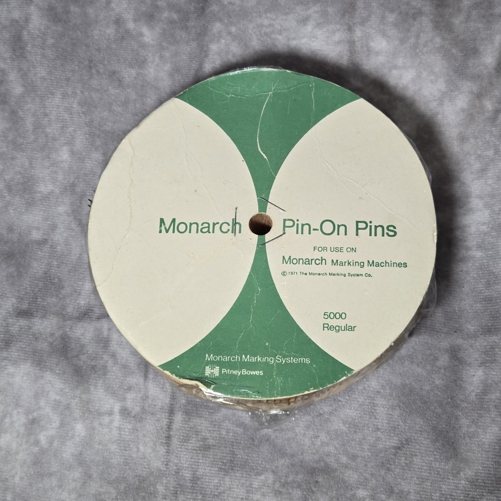 Vintage Roll Monarch 5000 Regular Pin Monarch Marking Machine Pitney Bowes